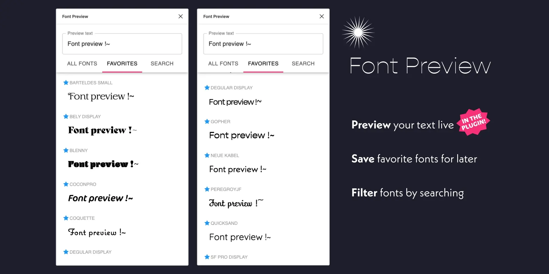 Blogduwebdesign plugin figma - font preview