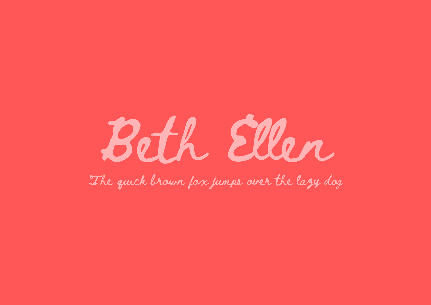 Blogduwebdesign police manuscrite beth ellen