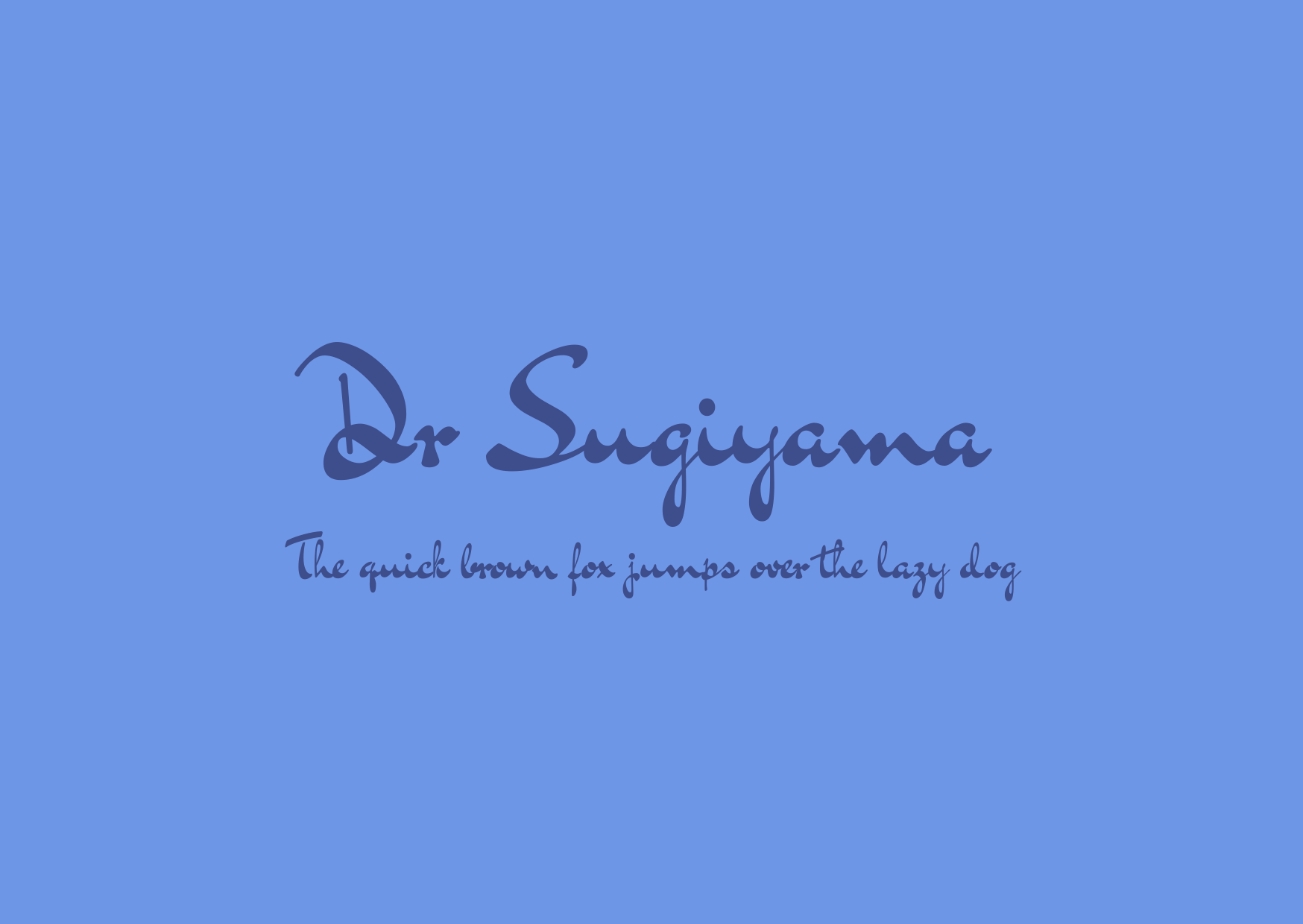 Blogduwebdesign police manuscrite dr sugiyama