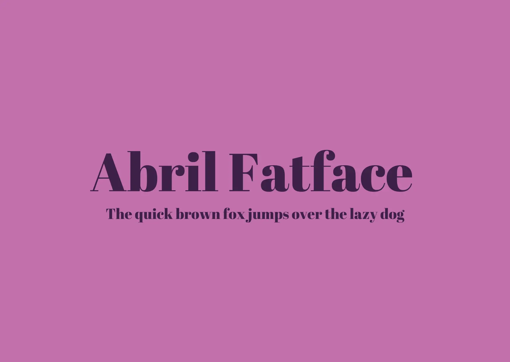 Blogduwebdesign police serif abril fatface