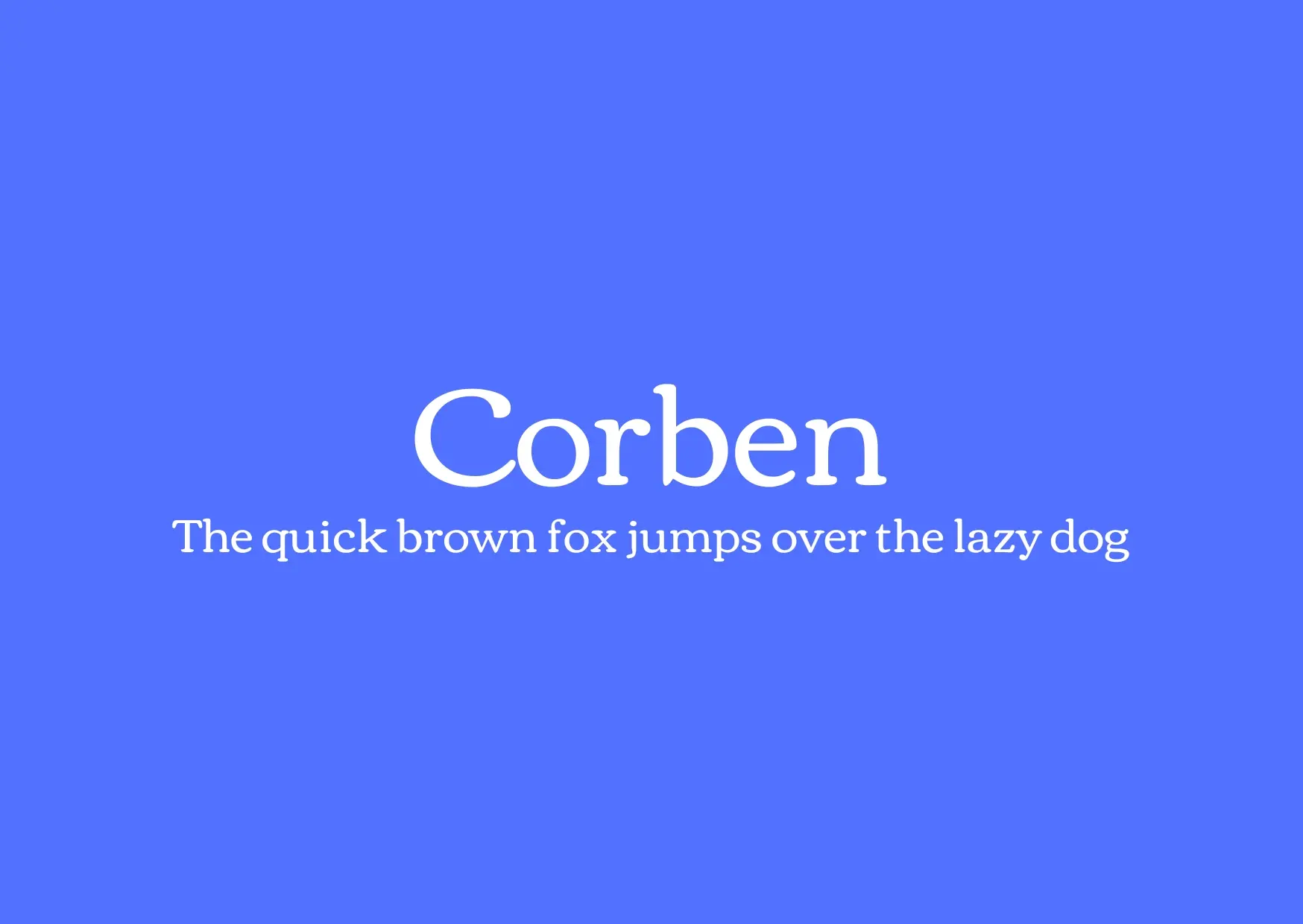 Blogduwebdesign police serif corben