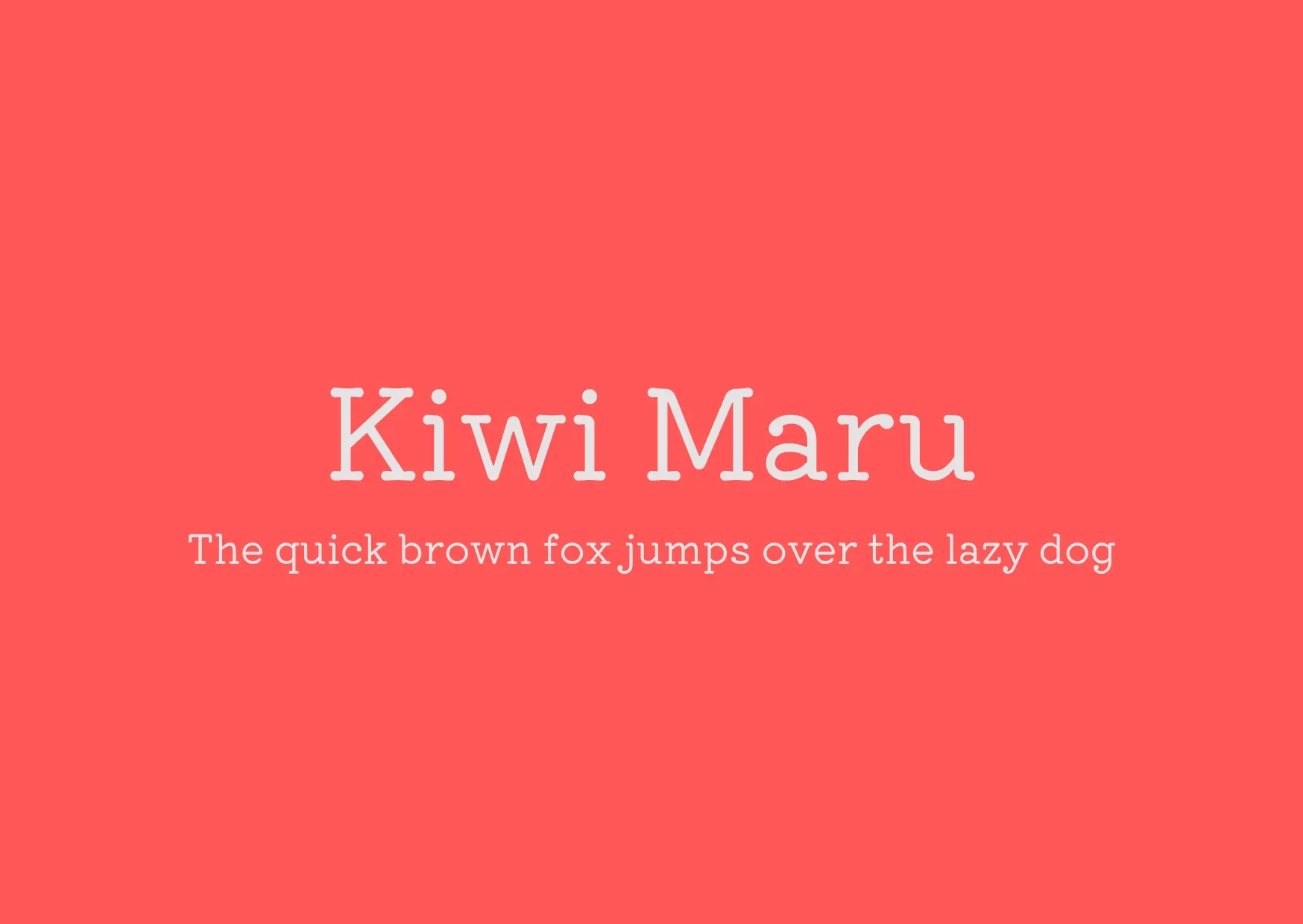 Blogduwebdesign police serif kiwi maru