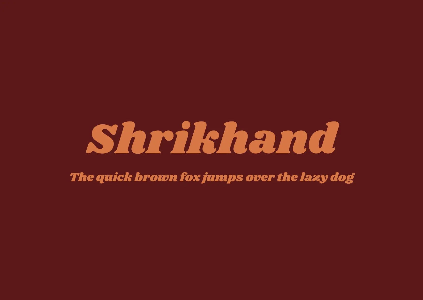 Blogduwebdesign police serif shrikhand