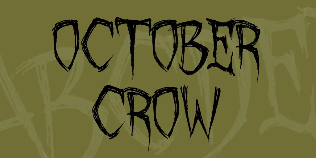 Blogduwebdesign polices gratuites halloween october crow