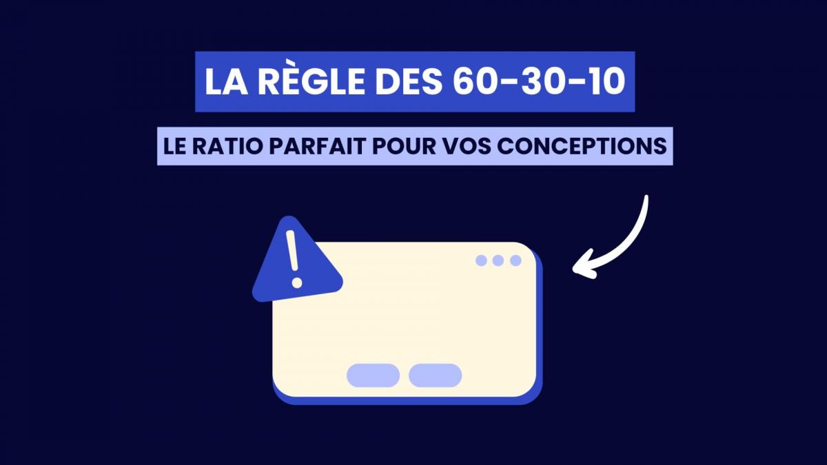 Qu'est-ce que la règle 60-30-10 en matière de design ?