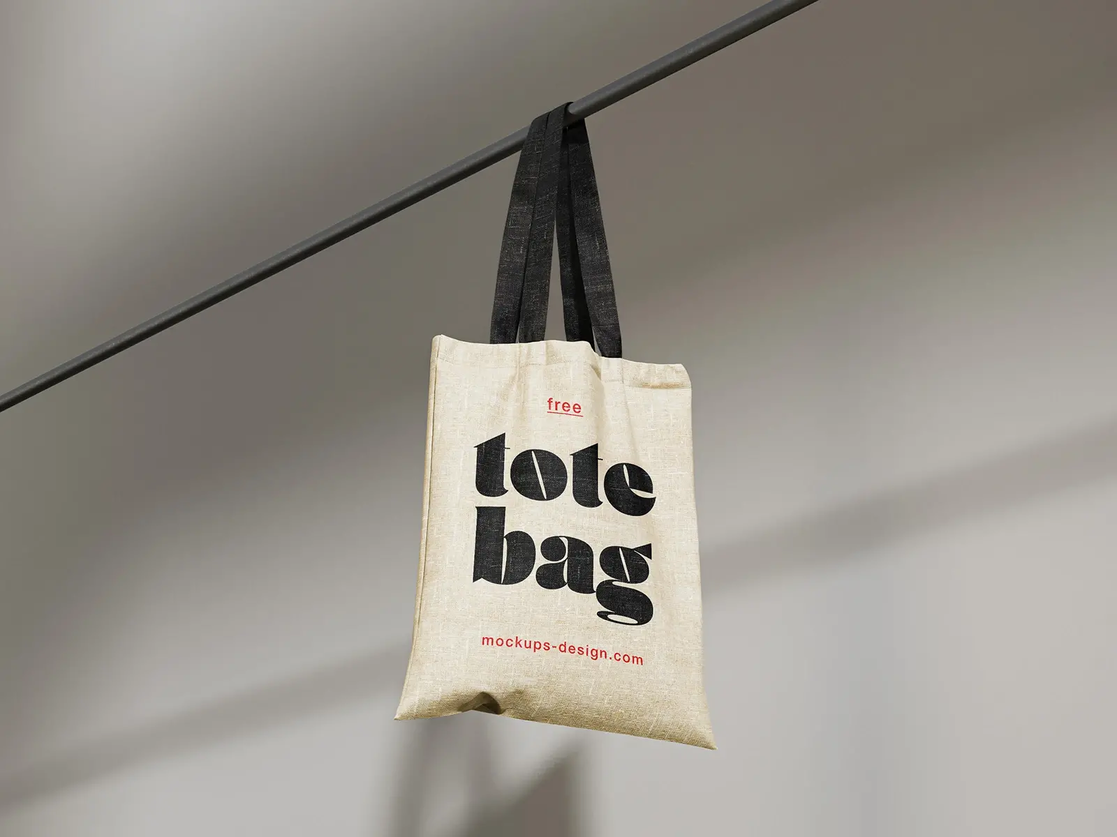 Blogduwebdesign ressources gratuites mockup tote bag suspendu