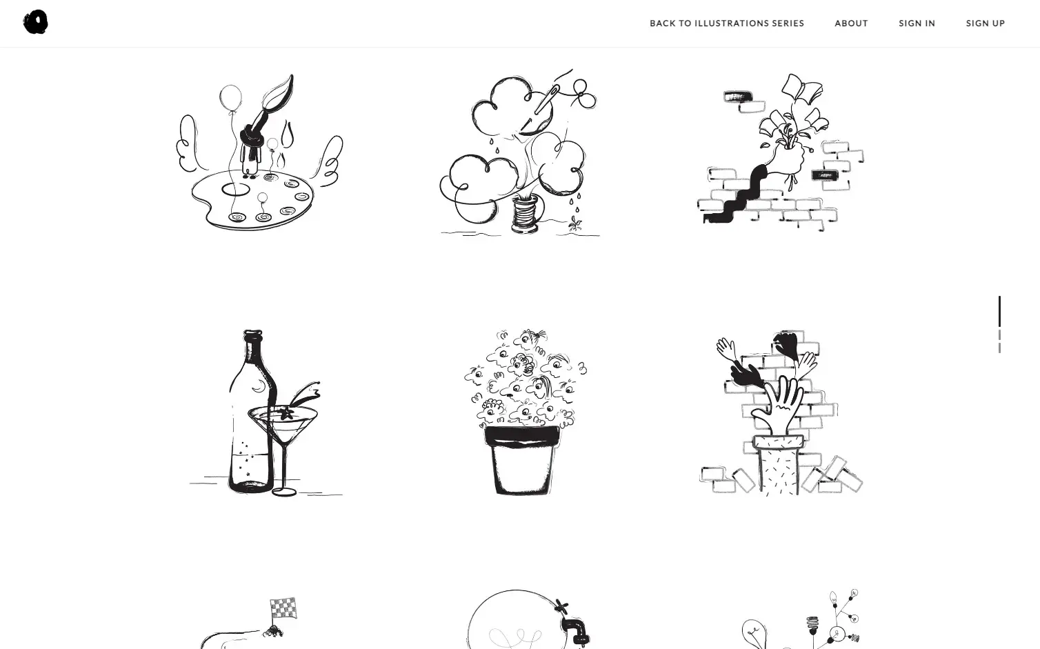 Blogduwebdesign ressources web banques illustrations absurd design