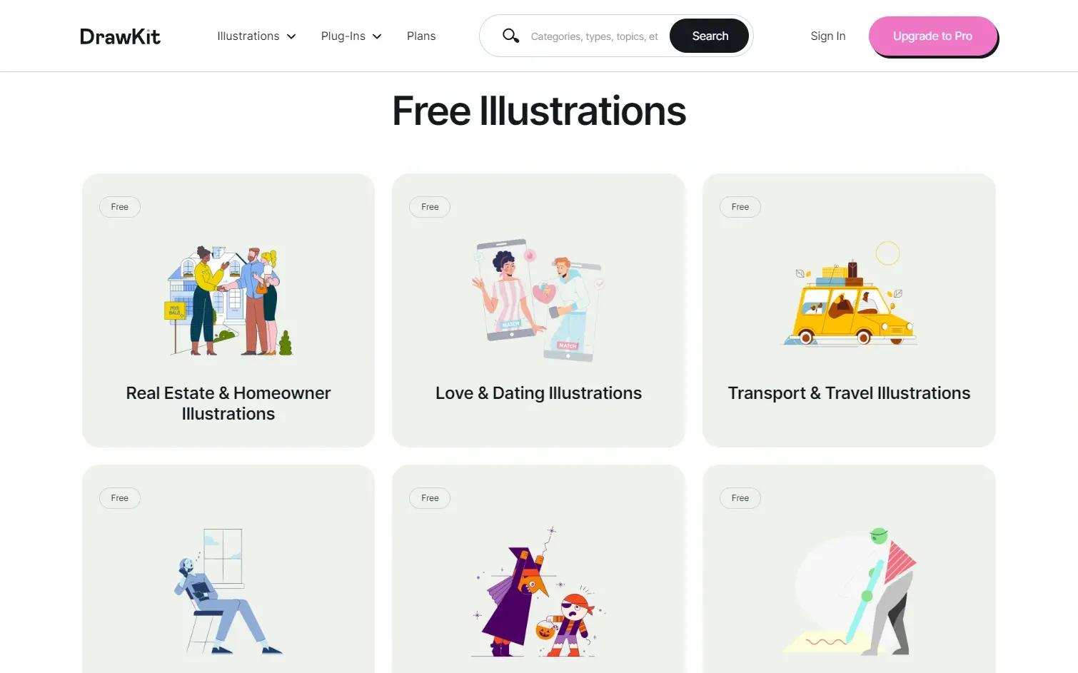 Banque illustrations drawkit
