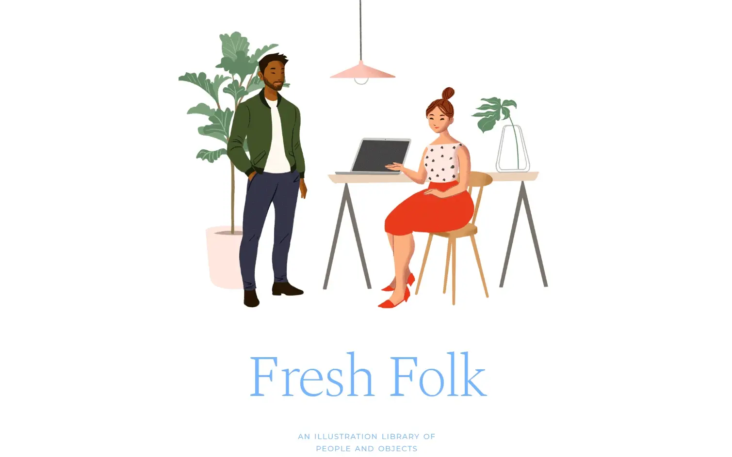 Banque illustrations fresh folks