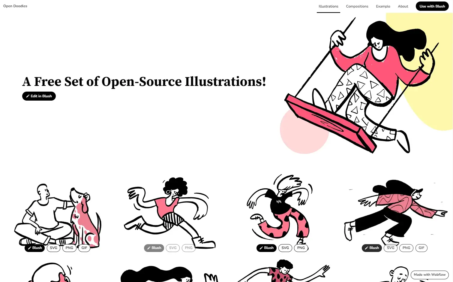 Banque illustrations open doodles
