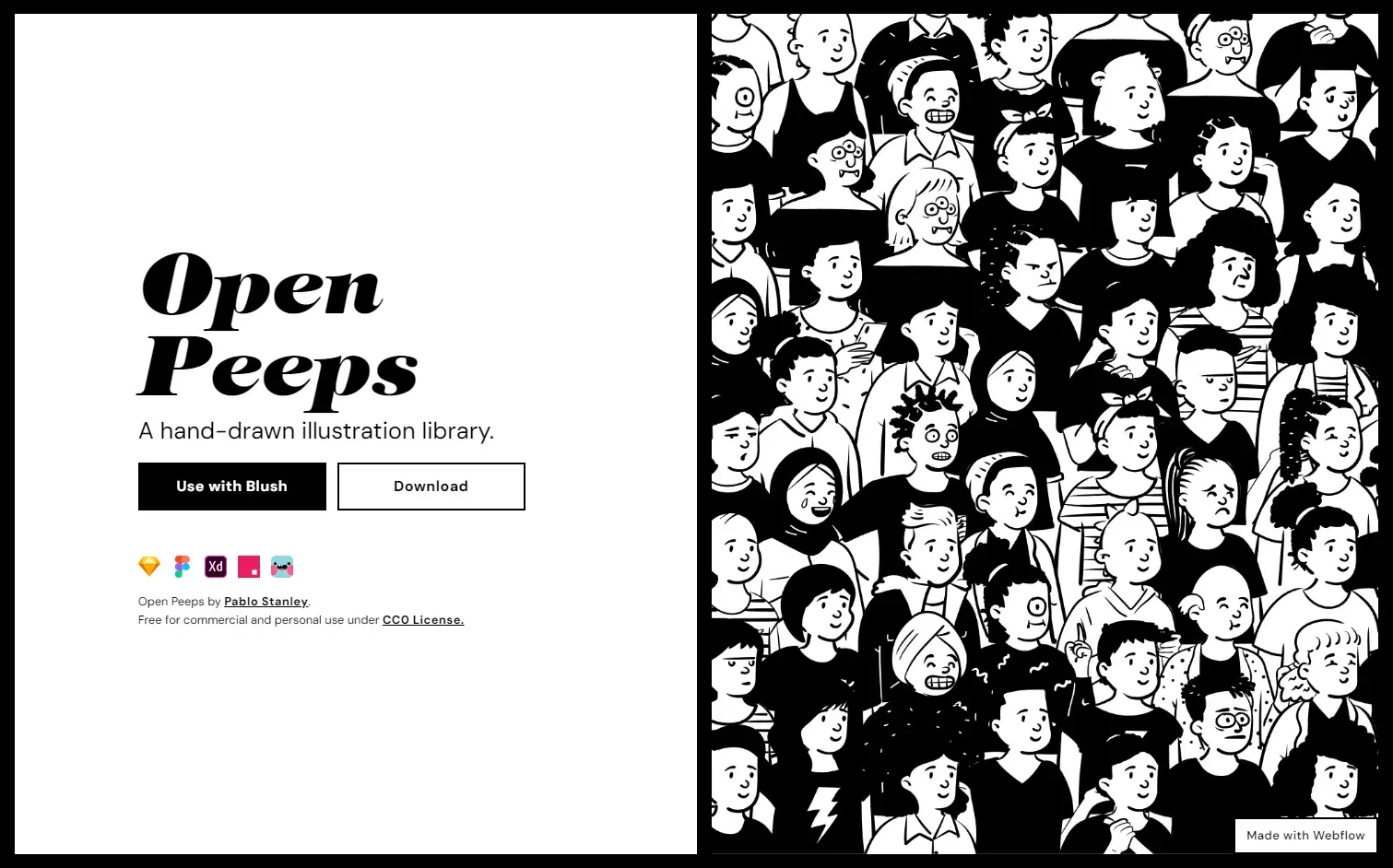 Banque illustrations themes open peeps