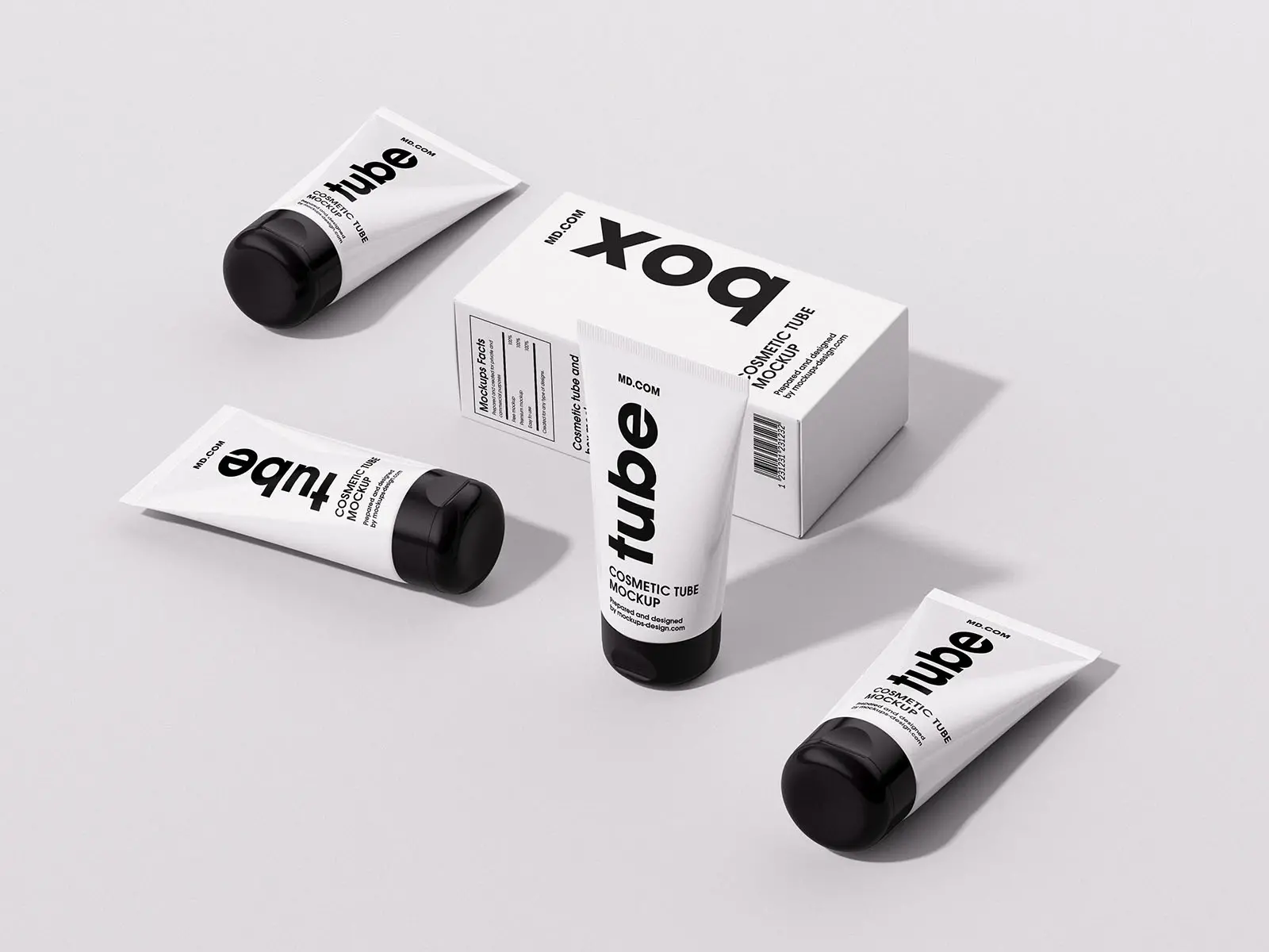 Blogduwebdesign ressources web mockups gratuits cosmetiques boite tubes