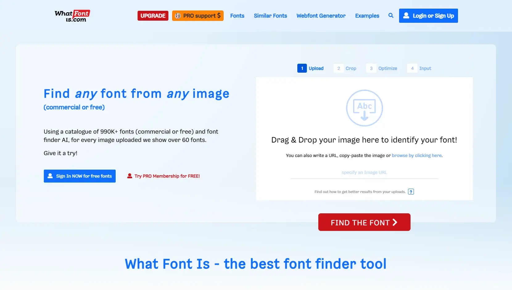 Trouver la police d'une image what font is