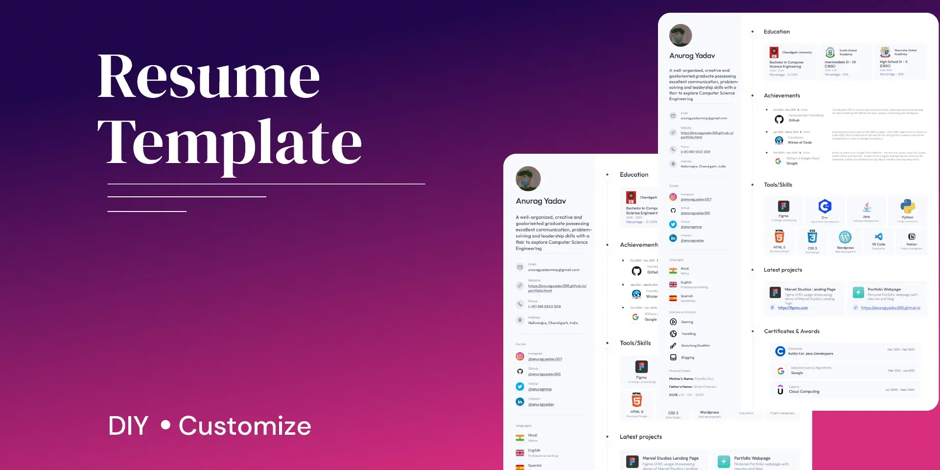 Blogduwebdesign ressources web templates figma cv webdesigner