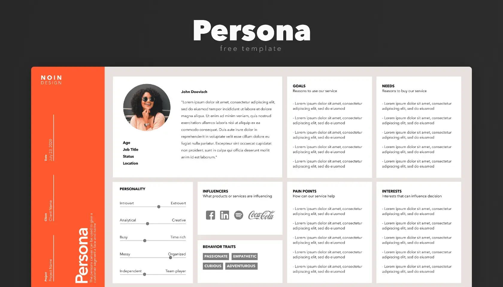 Blogduwebdesign ressources web templates user persona by noin