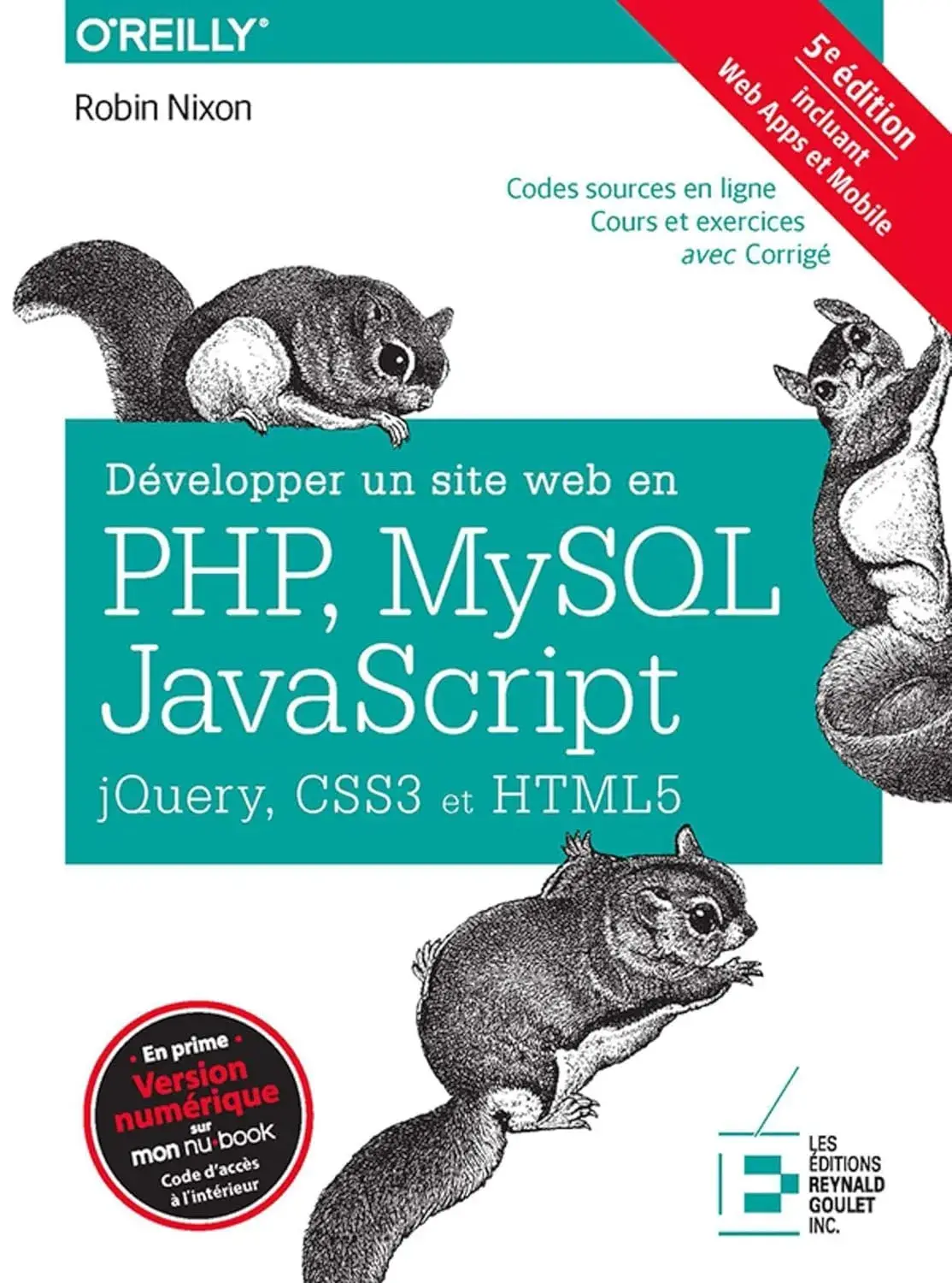 Livre webdesign developper site web php mysql javascript jquery css html