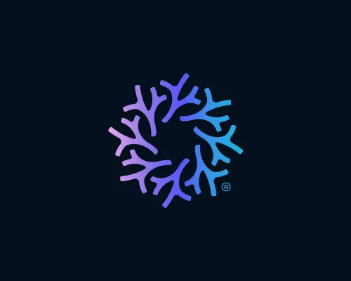 Blogduwebdesign tendances logos 2024 couleurs bioluminescentes coral cell