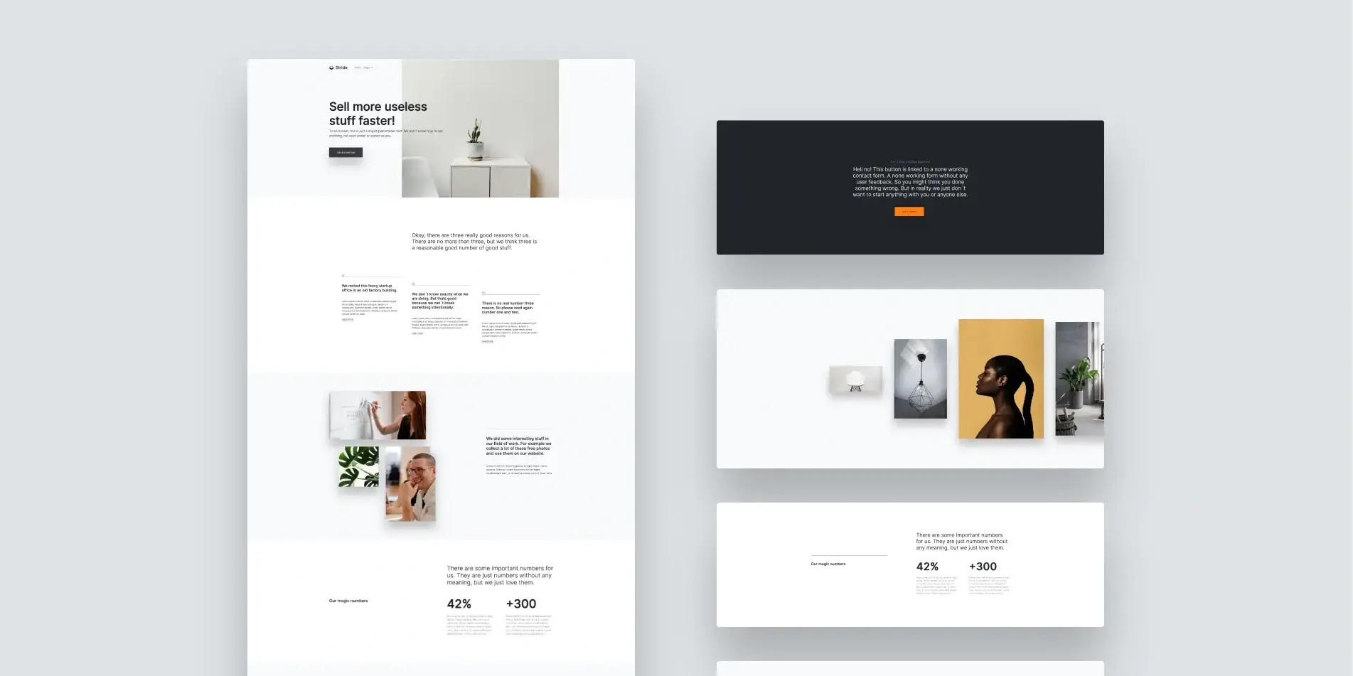Blogduwebdesign themes sites web templates html css stride