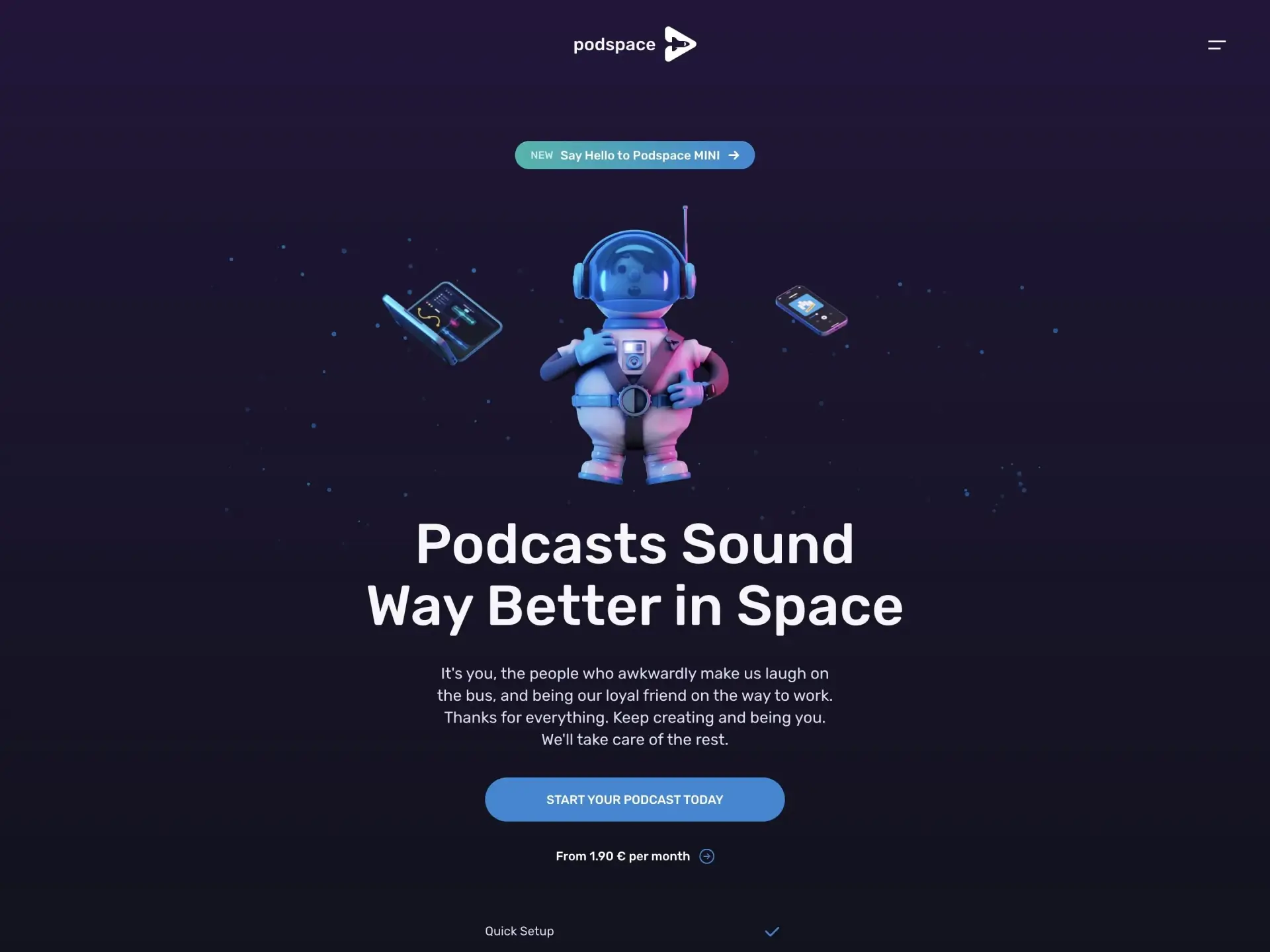 Blogduwebdesigner webdesign inspiration sites dark mode podspace