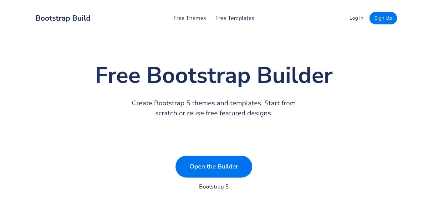 Bootstrap build