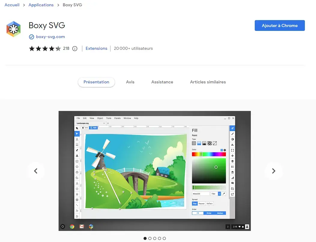 Boxy svg chrome web store