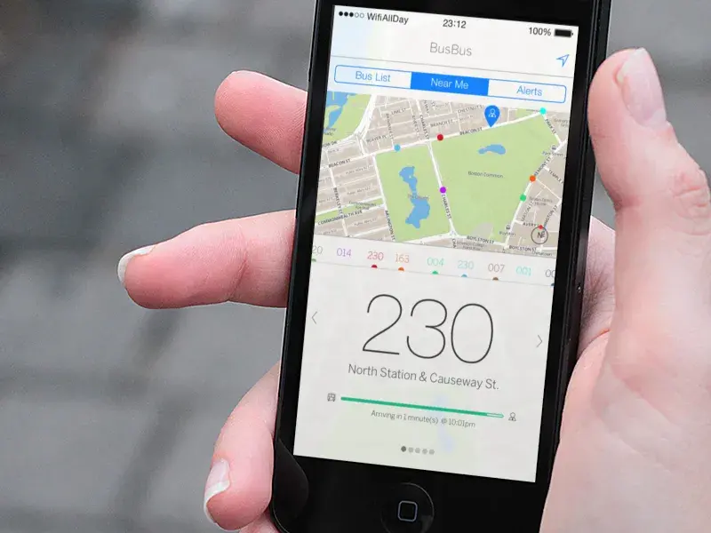 Bus app - refined par Ryan Coughlin