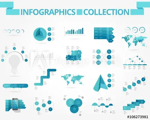 Business and social infographics