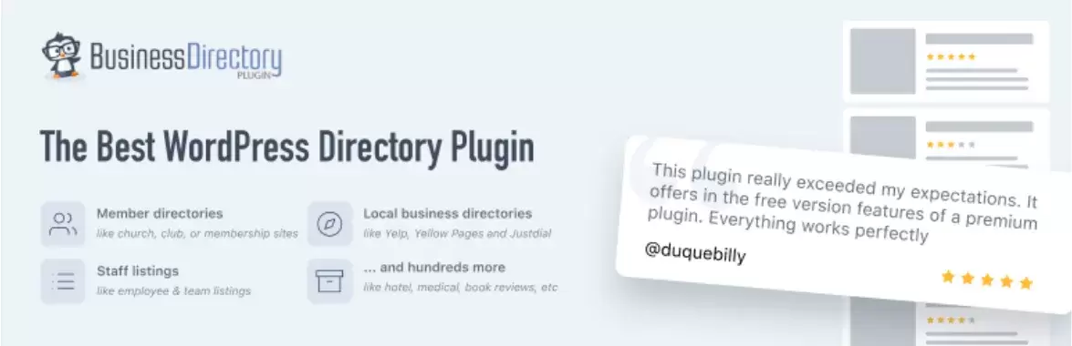 Business directory plugin Wordpress annuaire en ligne