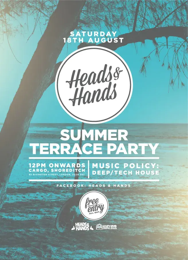Heads & Hands Summer Terrace Party par Sean Frigot