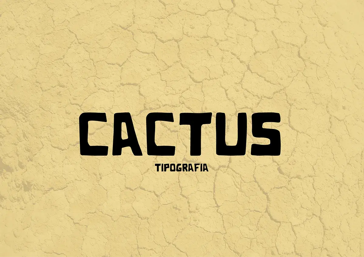 Cactus tipografia