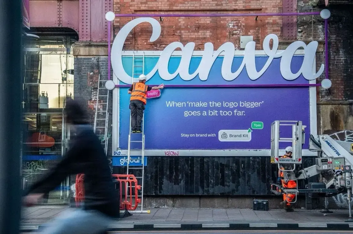 Campagne publicite ooh canva 1