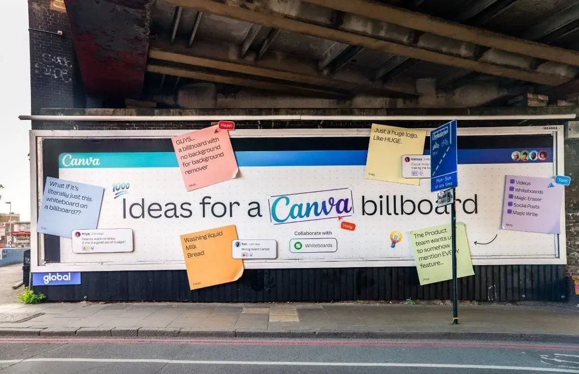 Campagne publicite ooh canva 5
