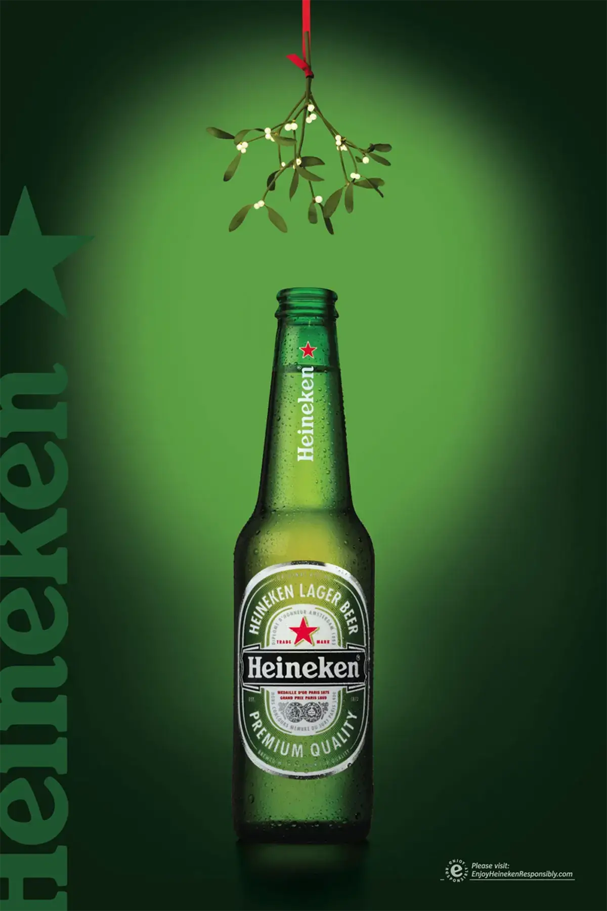 Campagne publicite print noel heineken 2