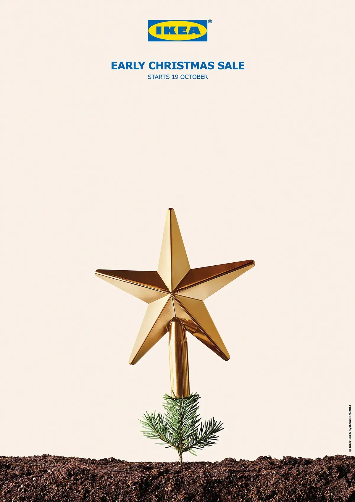 Campagne publicite print noel ikea