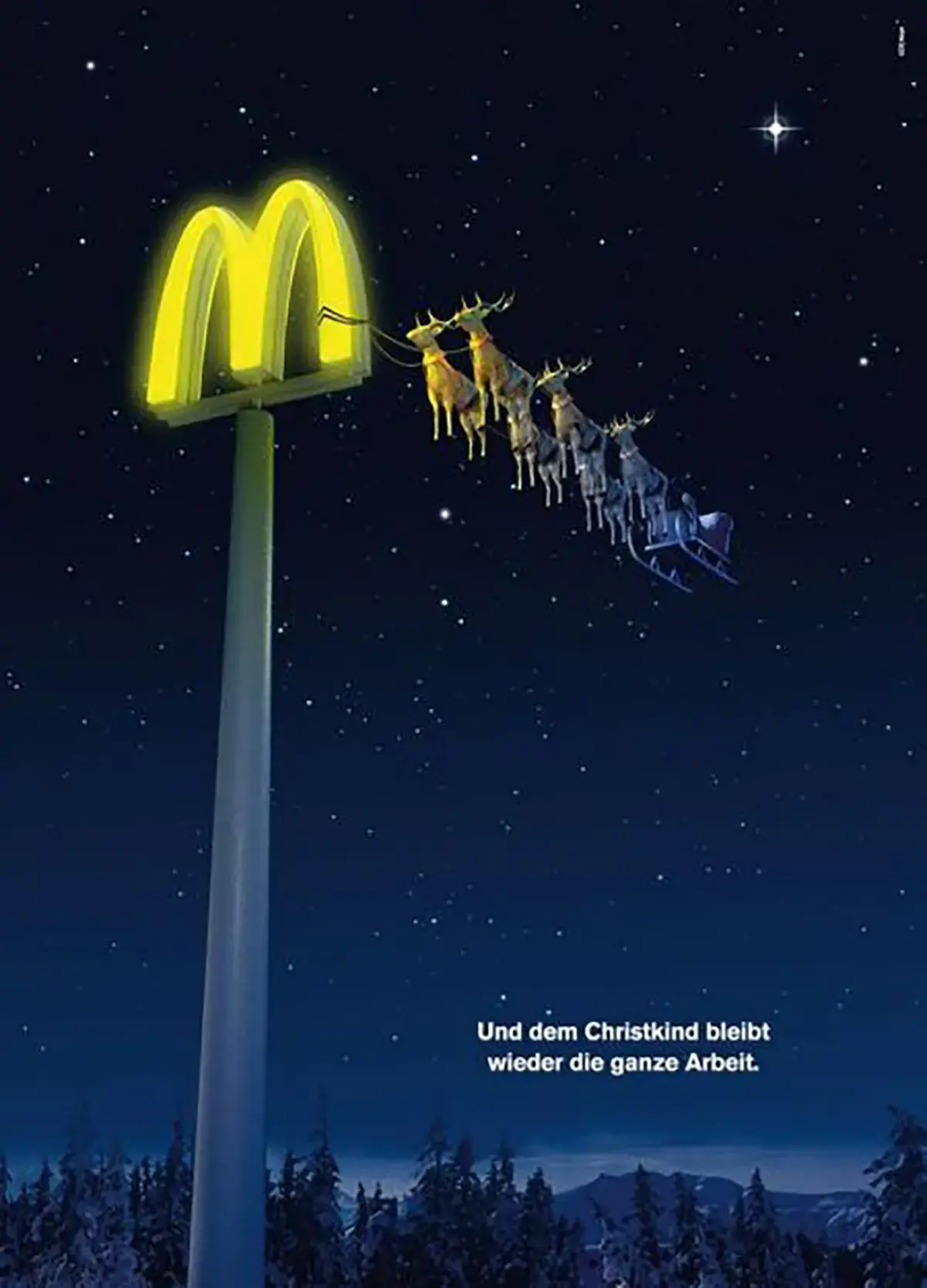 Campagne publicite print noel mcdonalds 2