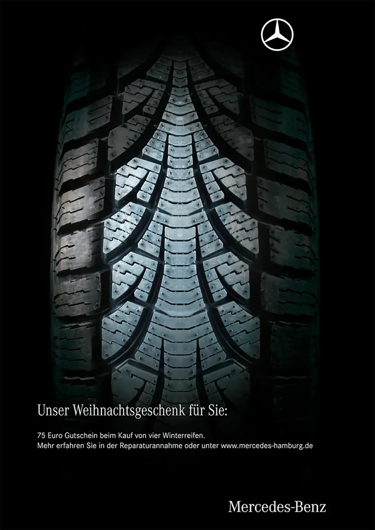 Campagne publicite print noel mercedes 2