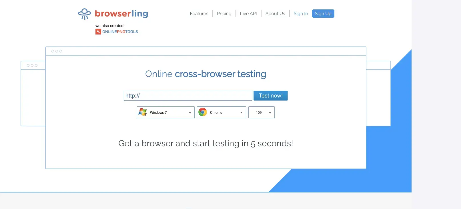 Outil test navigateurs Browserling