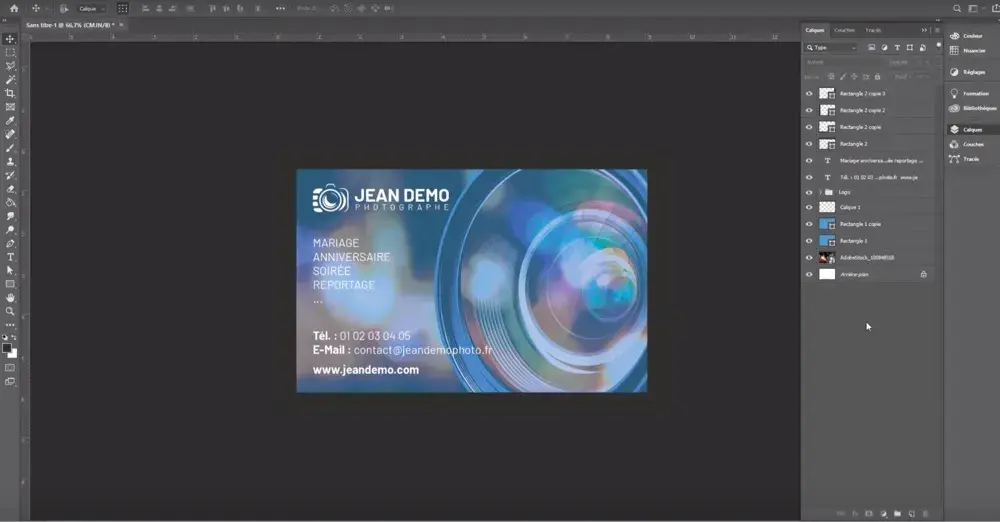 Carte de visite adobe 1