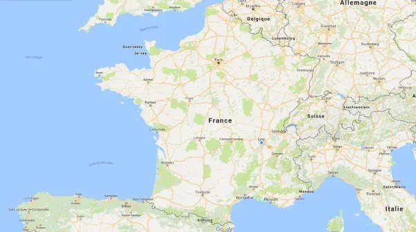 Carte isochrone