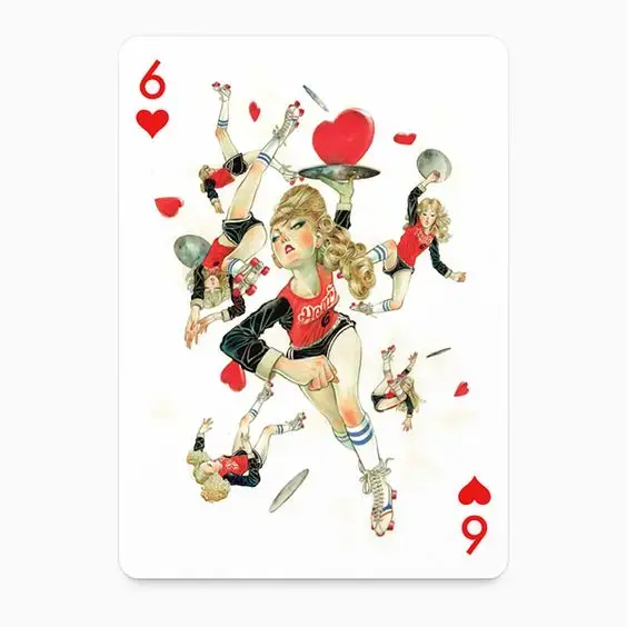 6 of hearts card par Javier Medellin Puyou