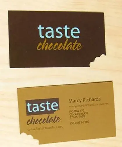 Cartes de visite Taste Chocolate