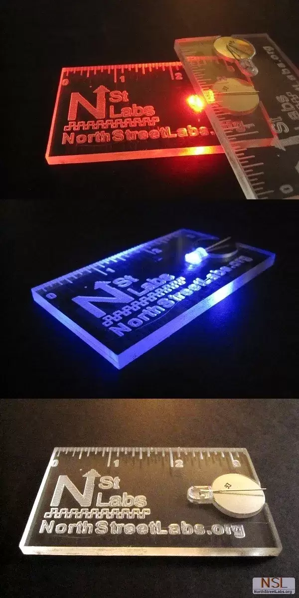 Cartes de visite NorthStreetLabs’ Machine Milled Plastic Business Card