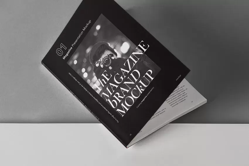 Mockup magazine gratuit Catalogue psd magazine mockup