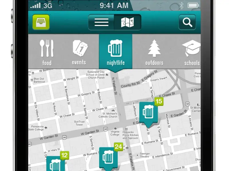 Chat app map par Kyle Schmitz