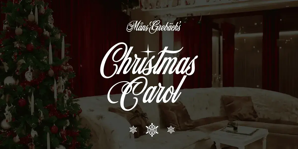 Christmas carol font