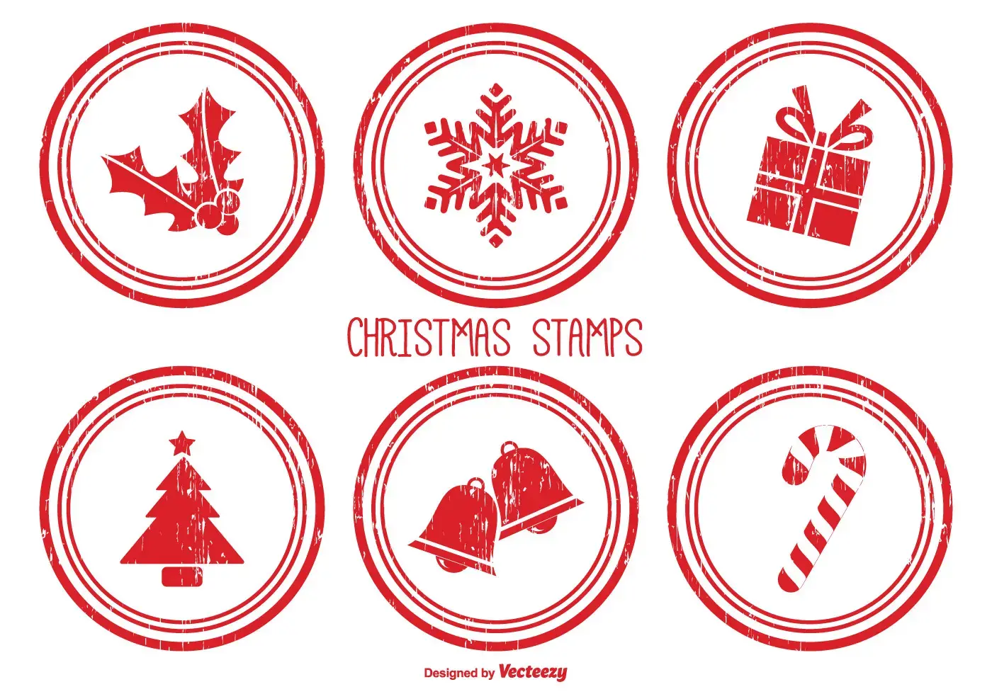 Christmas stamp brushes