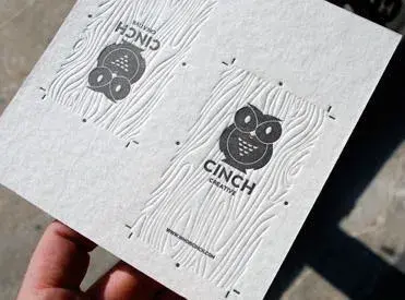 Cinch creative business card