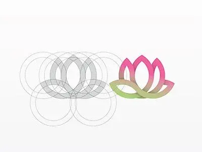 Circle logo Lotus par Yoga Perdana