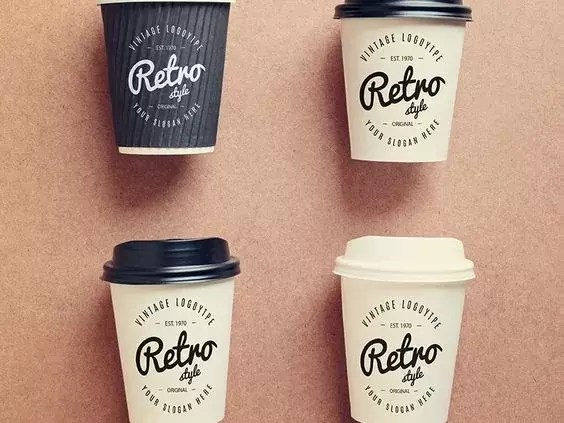 Coffee cups collection mock up free psd par anusree nandi