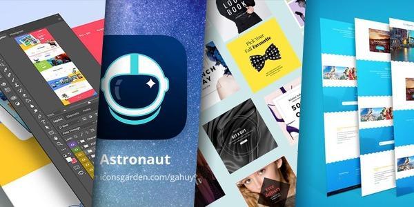 Collection ressources templates mockups psd